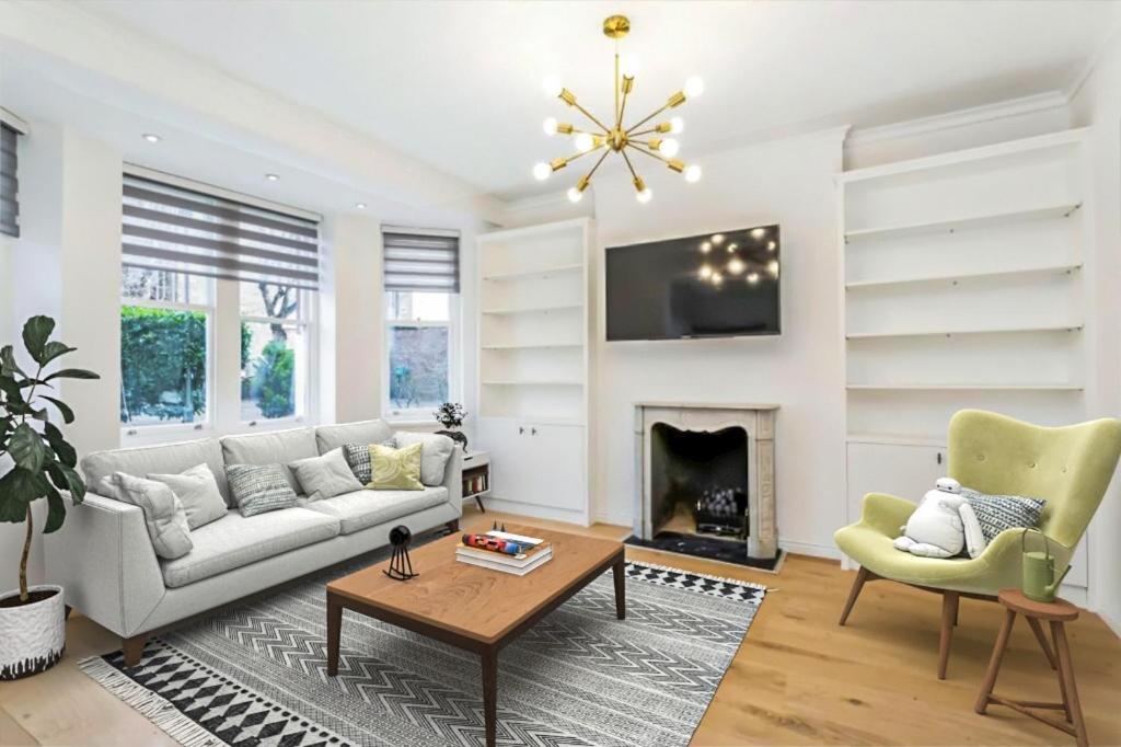 Апартаменти Modern Chelsea Flat, 3Bd 2Bath, With Parking Лондон Екстер'єр фото